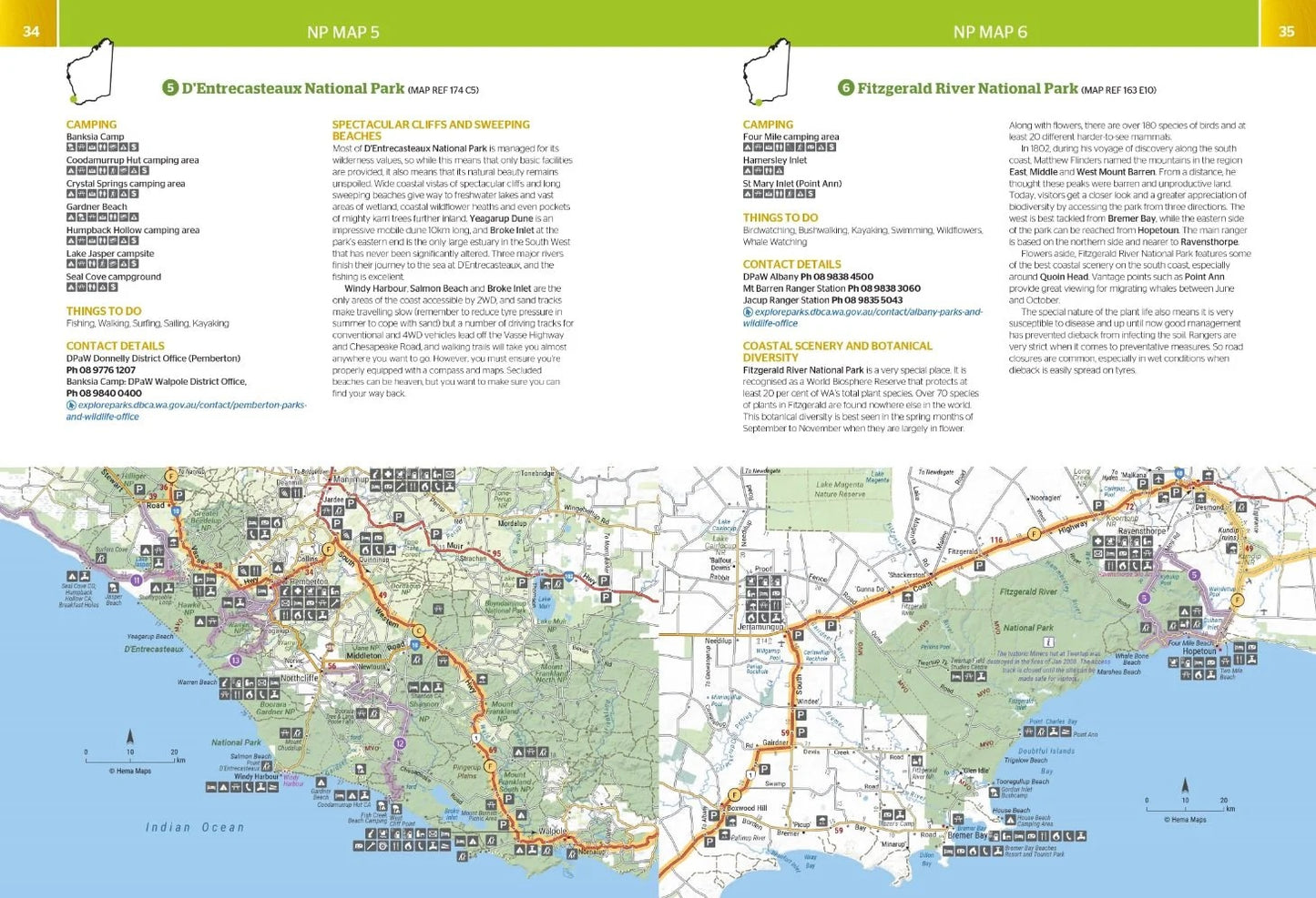 Hema Western Australia Road and 4WD Track Atlas - Everything Caravans