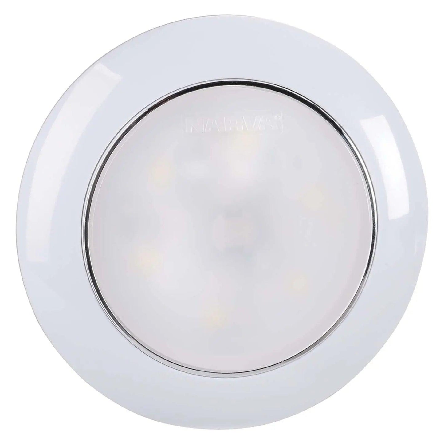 75mm 12v Saturn Lamp Dual Colour Led interior Lamp with touch Switch (White/Red) - Everything Caravans
