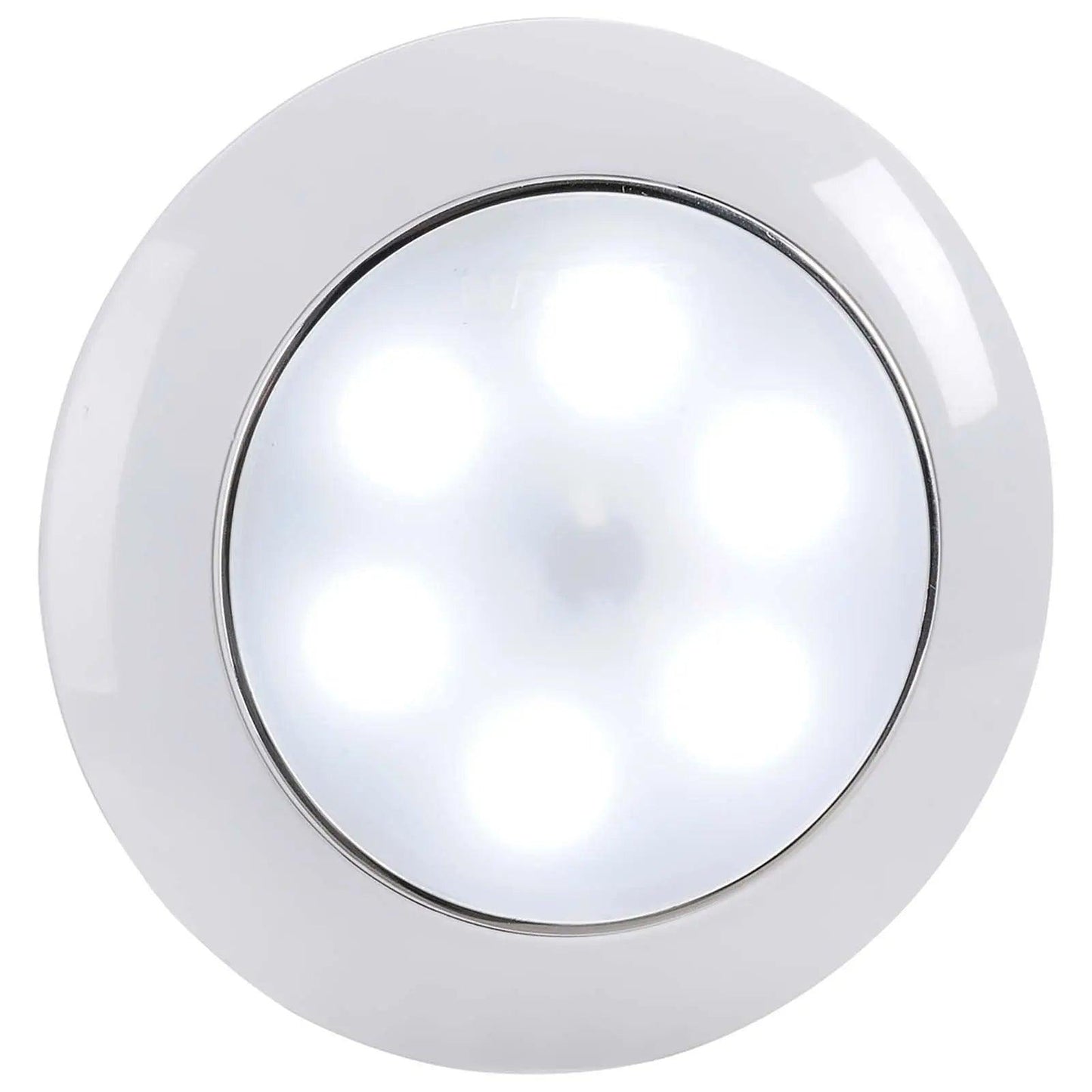 75mm 12v Saturn Lamp Dual Colour Led interior Lamp with touch Switch (White/Red) - Everything Caravans
