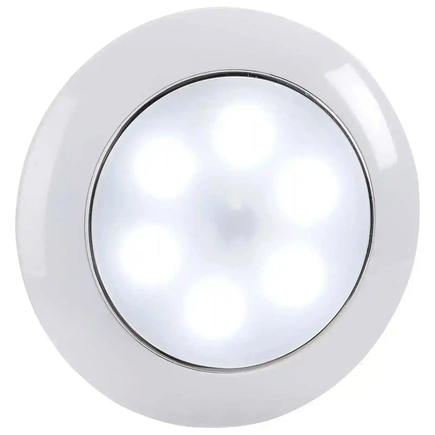 75mm 12v Saturn Lamp Dual Colour Led interior Lamp with touch Switch (White/Red) - Everything Caravans