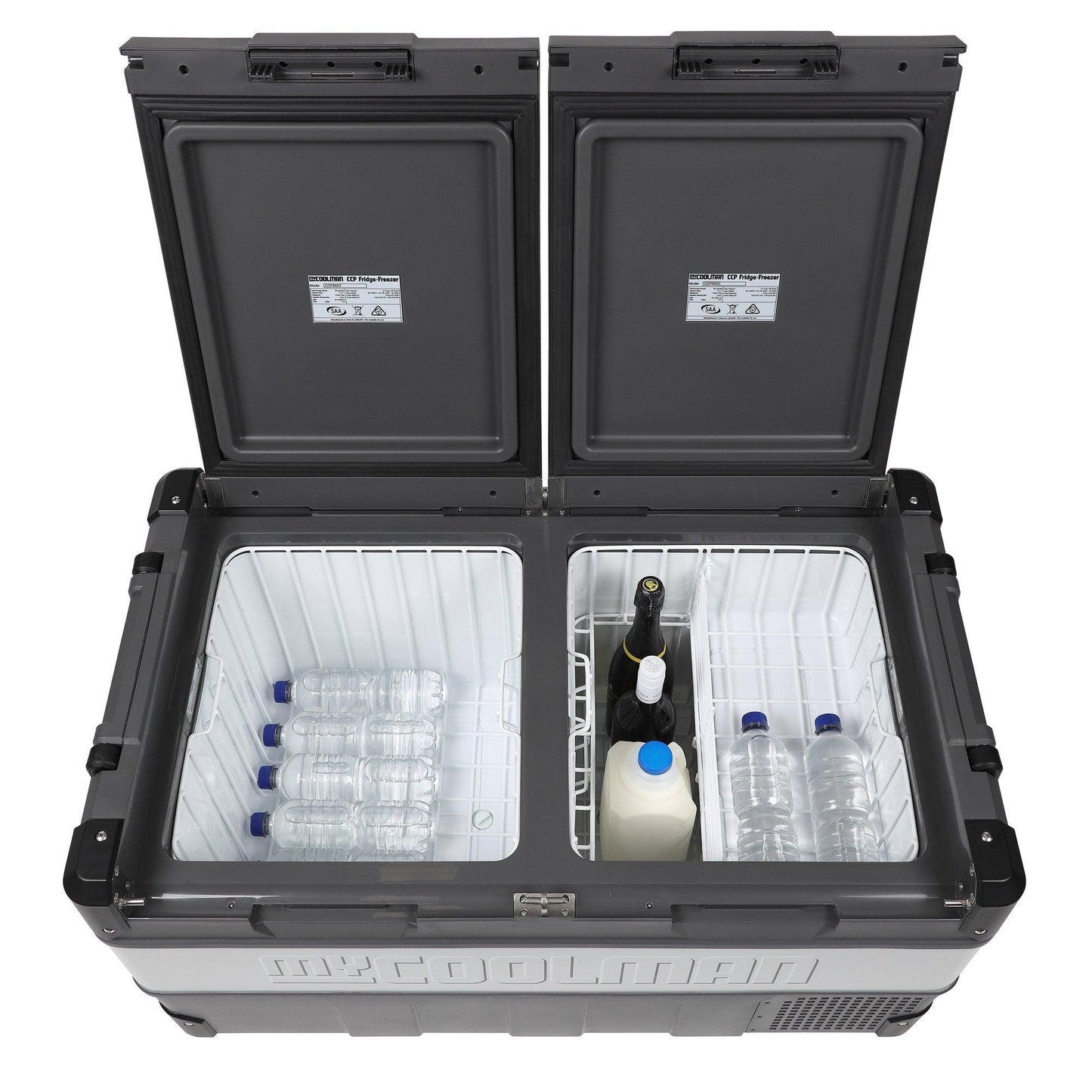 MyCoolman 85L Dual Zone Portable Fridge and Freezer - Everything Caravans
