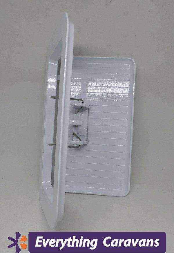 2 x Large Scupper Vent White - Alloy - Everything Caravans