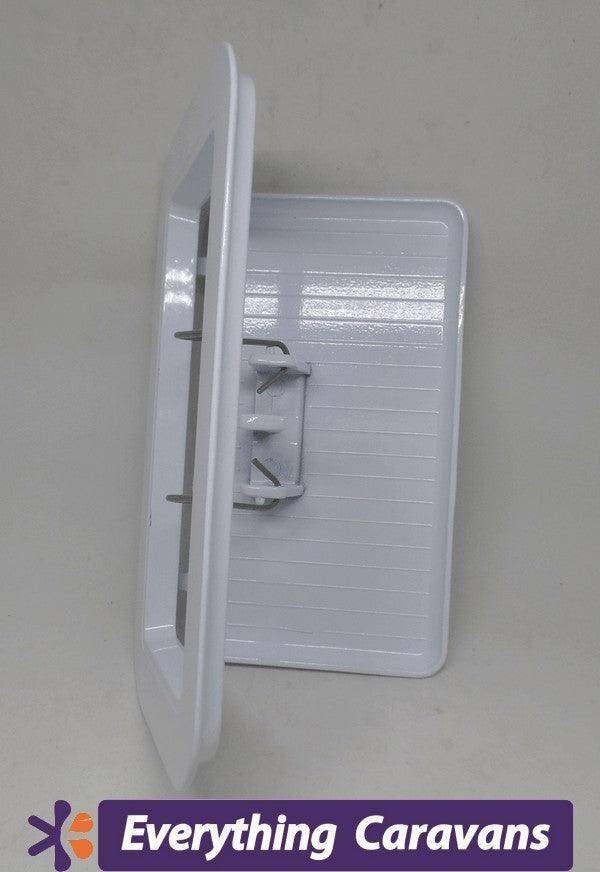 2 x Large Scupper Vent White - Alloy - Everything Caravans