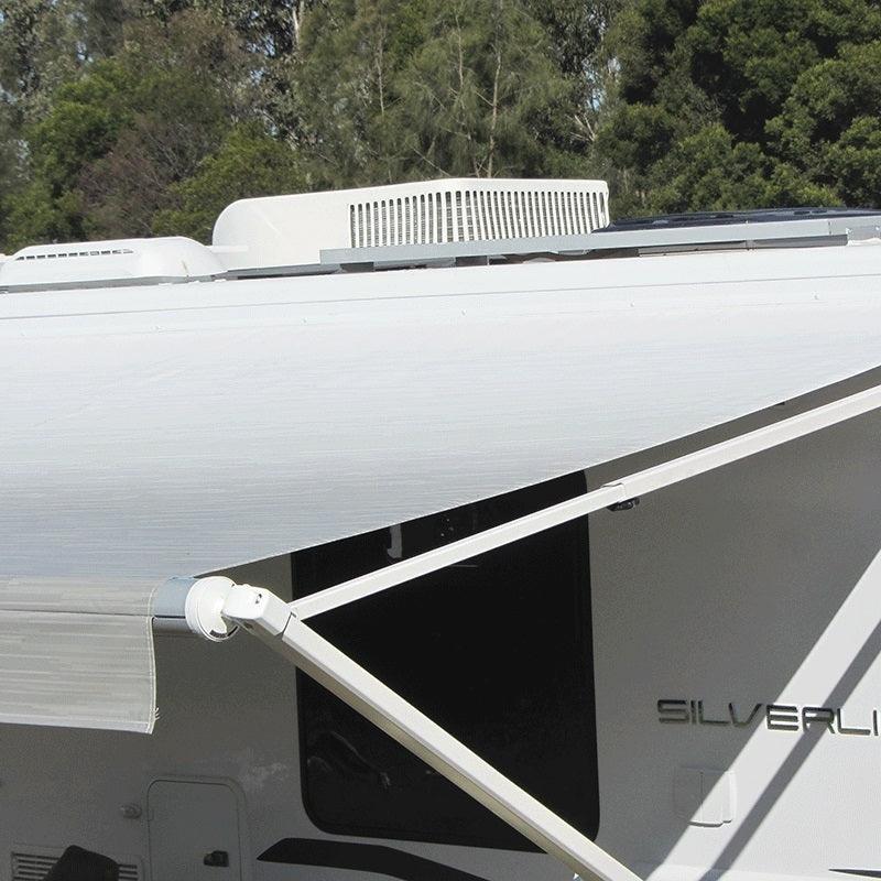 Carefree 19Ft Led Silver Shale Fade Roll Out Awning - No Arms - Everything Caravans