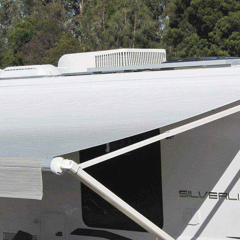 Carefree 19Ft Led Silver Shale Fade Roll Out Awning - No Arms - Everything Caravans