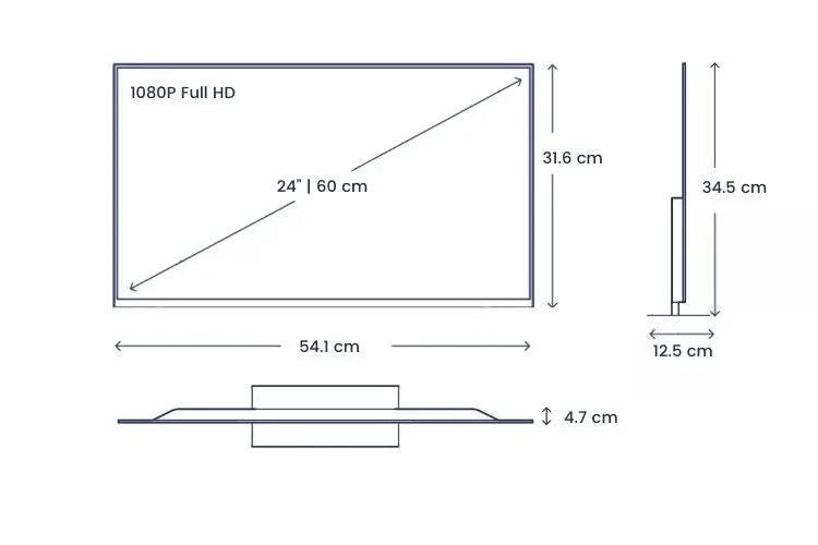 24inch 12volt Frameless Smart TV Dvd Bluetooth Chromecast - Everything Caravans