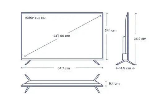 24inch 12volt TV with Dvd Full High Definition Led - Everything Caravans