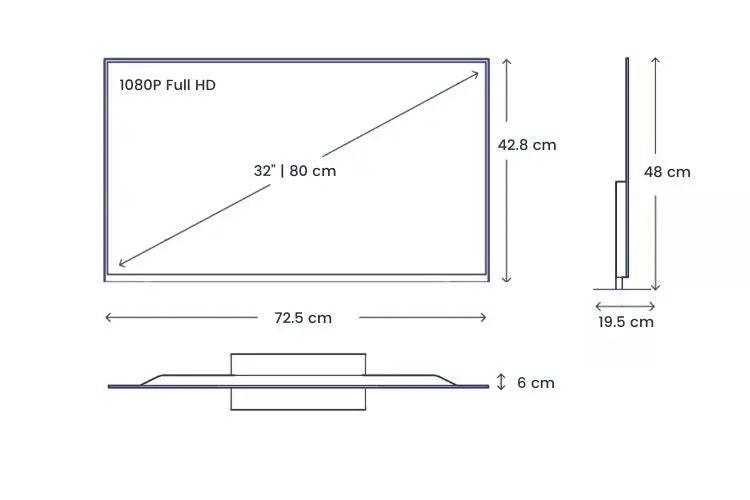 32inch 12volt HD Smart TV with Dvd Bluetooth Chromecast - Everything Caravans