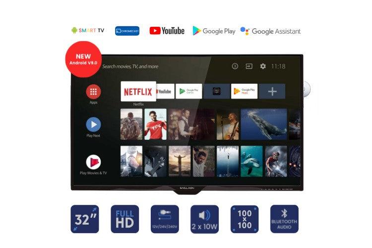 32inch 12volt HD Smart TV with Dvd Bluetooth Chromecast - Everything Caravans