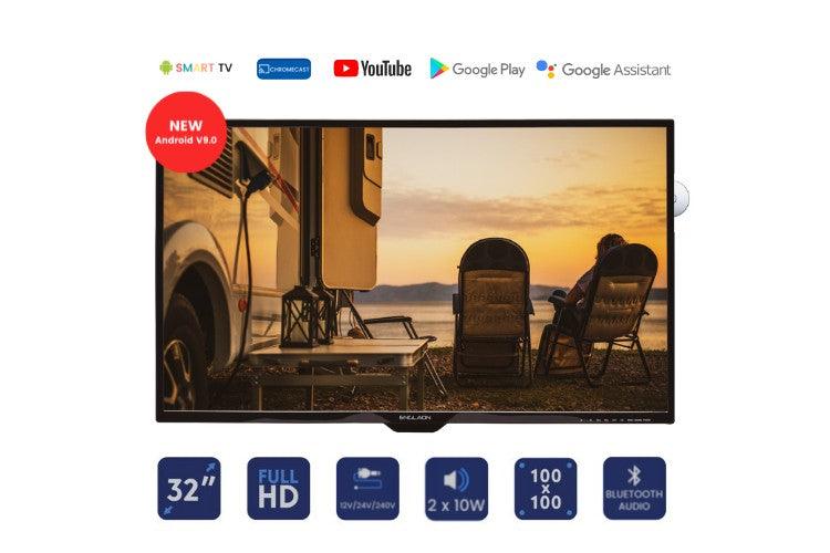 32inch 12volt HD Smart TV with Dvd Bluetooth Chromecast - Everything Caravans