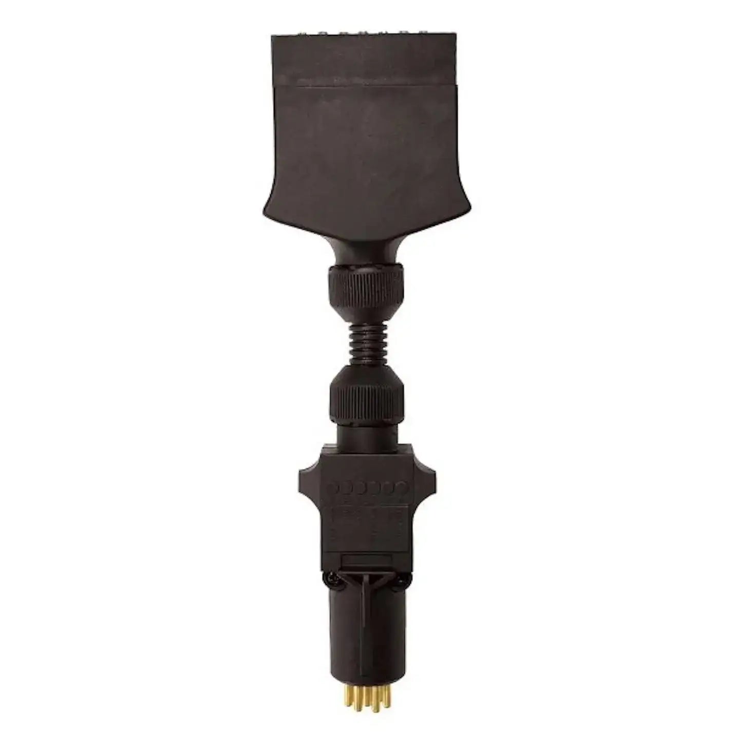 7 Pin Flat Socket to 7 Pin Small Plug - Standard - Everything Caravans