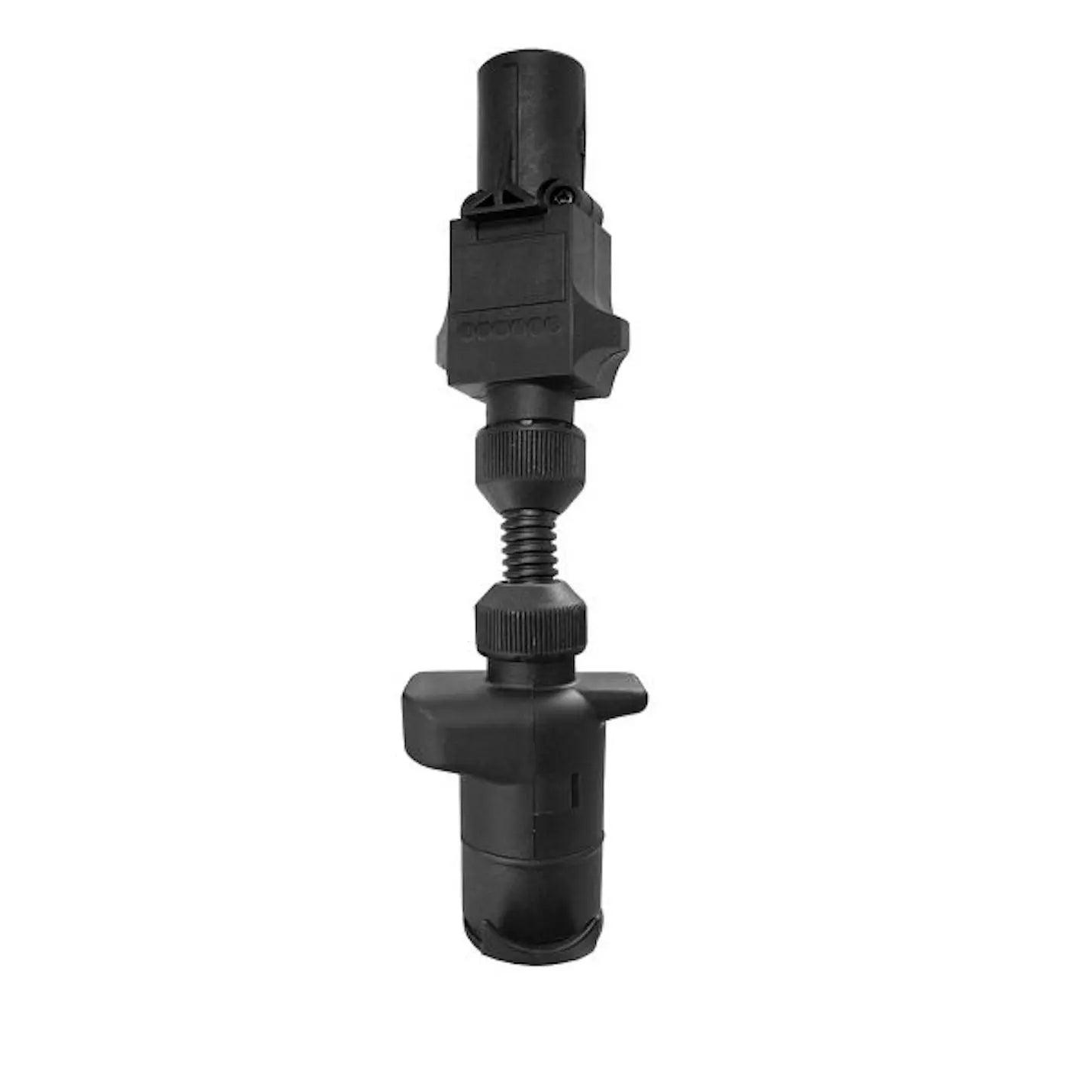 7 Pin Small Round Socket - 7 Pin Large Round Plug - Standard - Everything Caravans