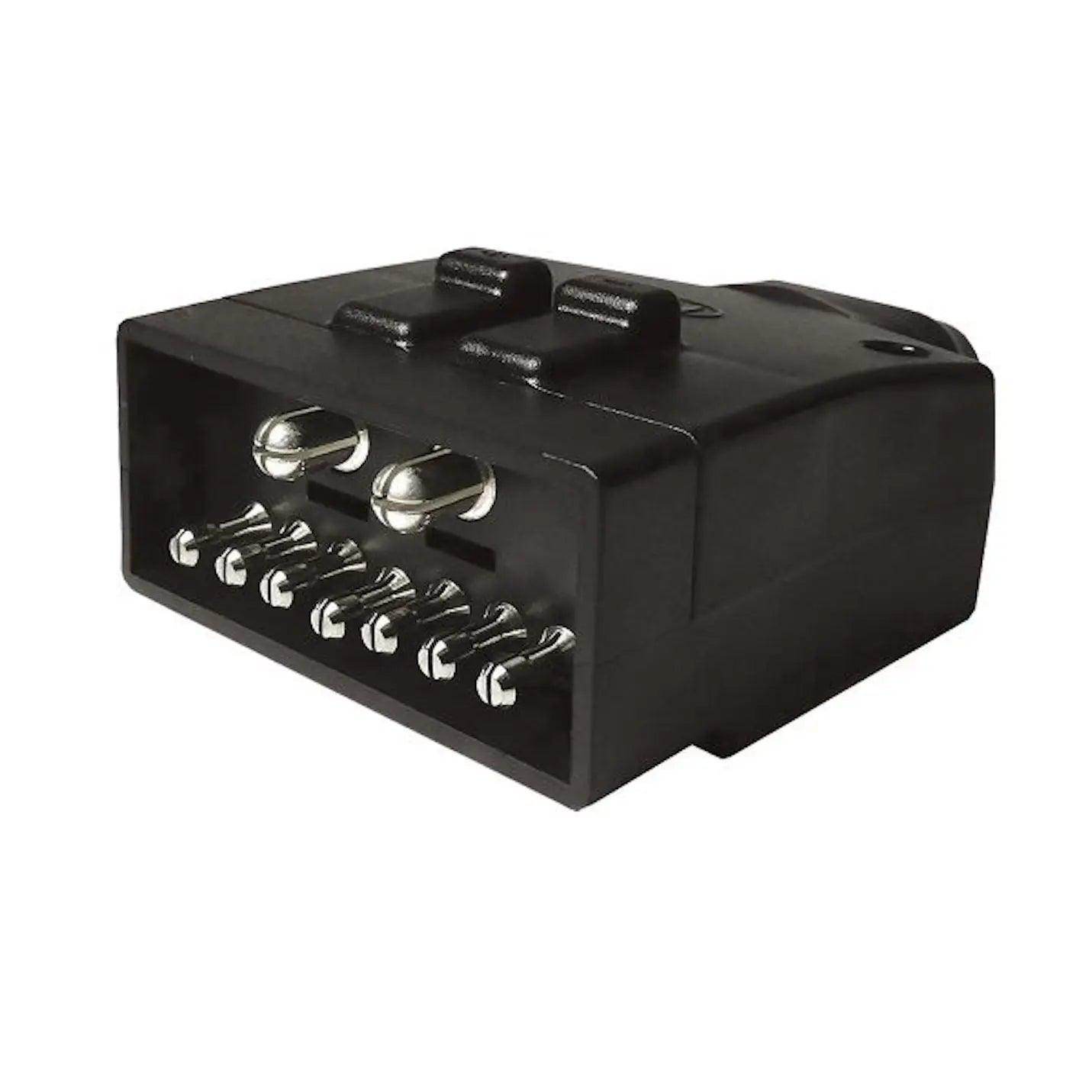 9 Pin Flat Male Plug ( 7 Pin + 50amp Connector ) - Everything Caravans