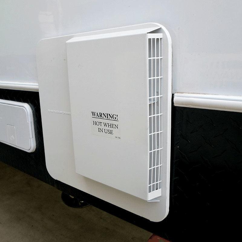 Suburban Hot Water Service New Style Polar White Door - Everything Caravans