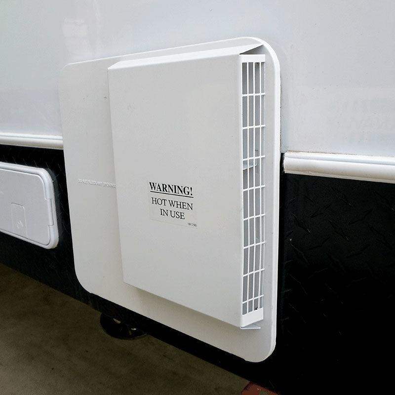Suburban Hot Water Service New Style Polar White Door - Everything Caravans