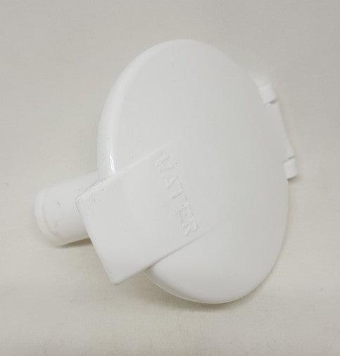 AC41 Water Filler with Hinged Lid White Standard Tank Filler - Everything Caravans