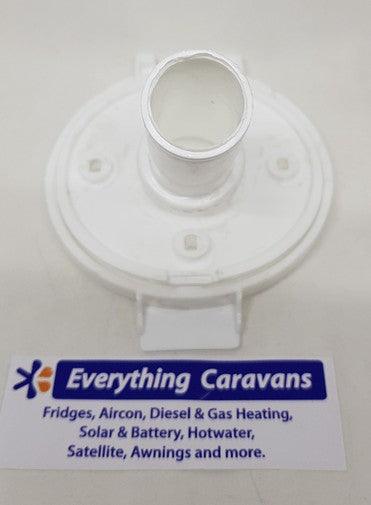 AC41 Water Filler with Hinged Lid White Standard Tank Filler - Everything Caravans