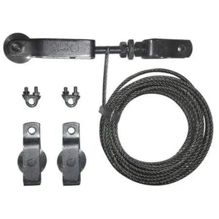 Alko Brake Cable Kit Adjuster Clips and Pulley 10M - Everything Caravans