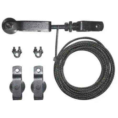 Alko Brake Cable Kit Adjuster Clips and Pulley 10M - Everything Caravans