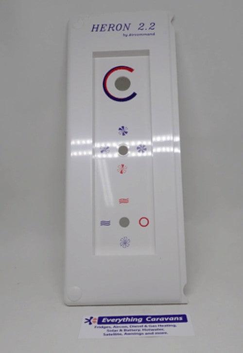 Aircommand Heron Front Control Panel Only White - Everything Caravans