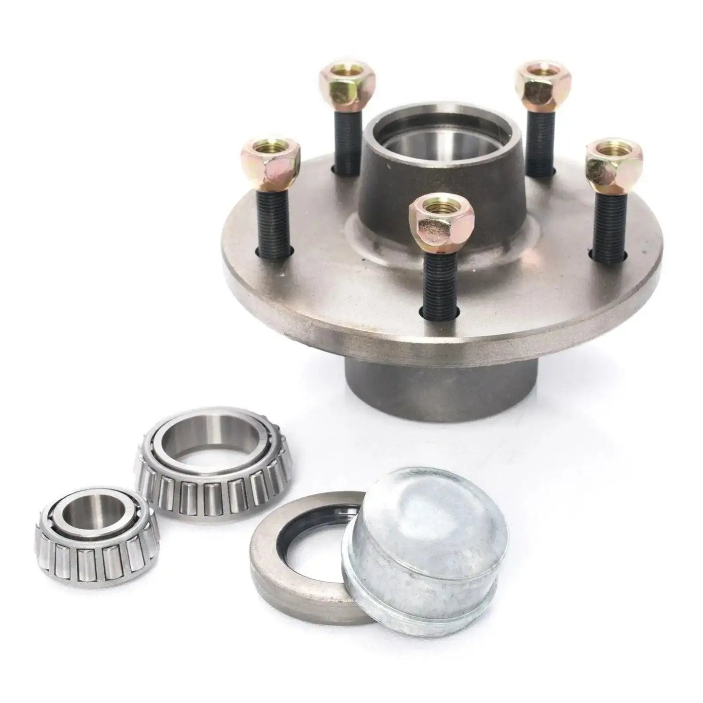 Alko 6" Hub Commodore 7/16" Stud LM Bearings Standard Seal - Everything Caravans