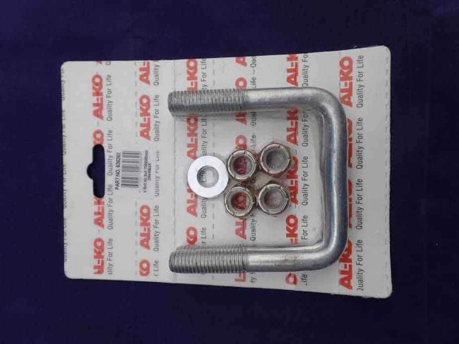 Alko U Bolt Kit 75mm x 50mm Drawbar Mount - Everything Caravans
