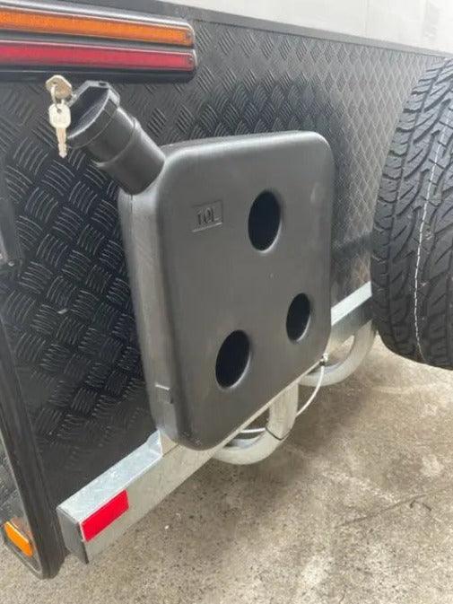 Alloy Fuel Tank Mounting Bracket for Diesel Heater Tank - Everything Caravans