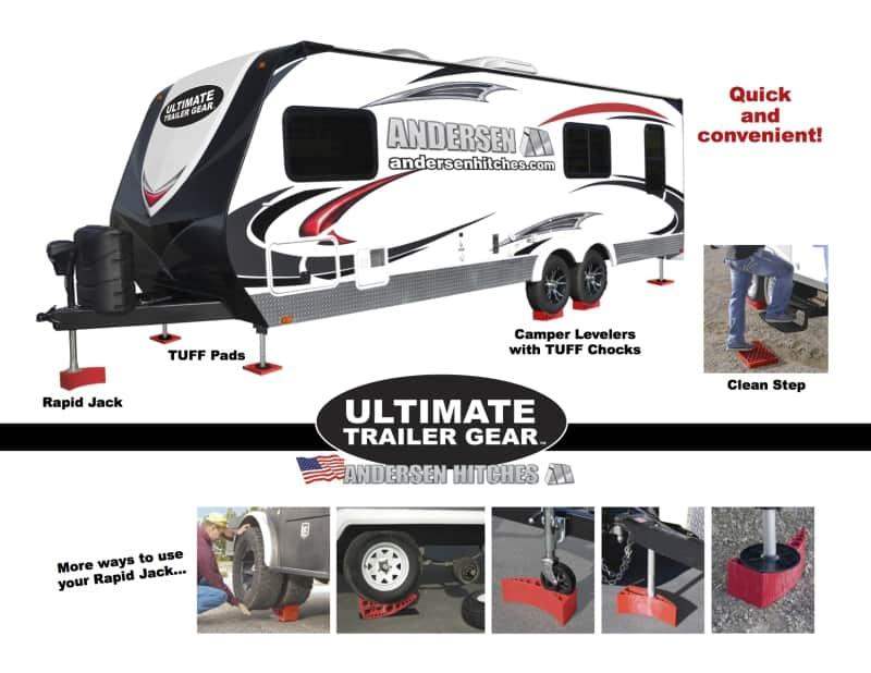 Andersen Ultimate Trailer Gear Kit - Leveling Ramps 14pce - Everything Caravans
