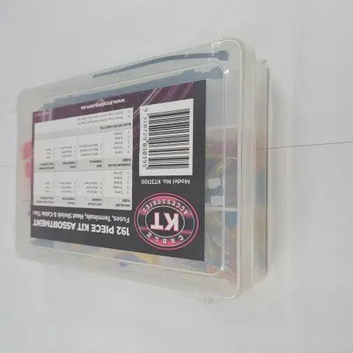 Assorted Fuses Terminals Cable Ties - 192pcs - Everything Caravans