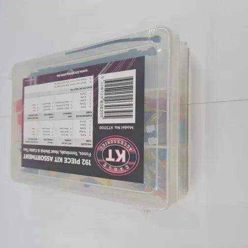 Assorted Fuses Terminals Cable Ties - 192pcs - Everything Caravans