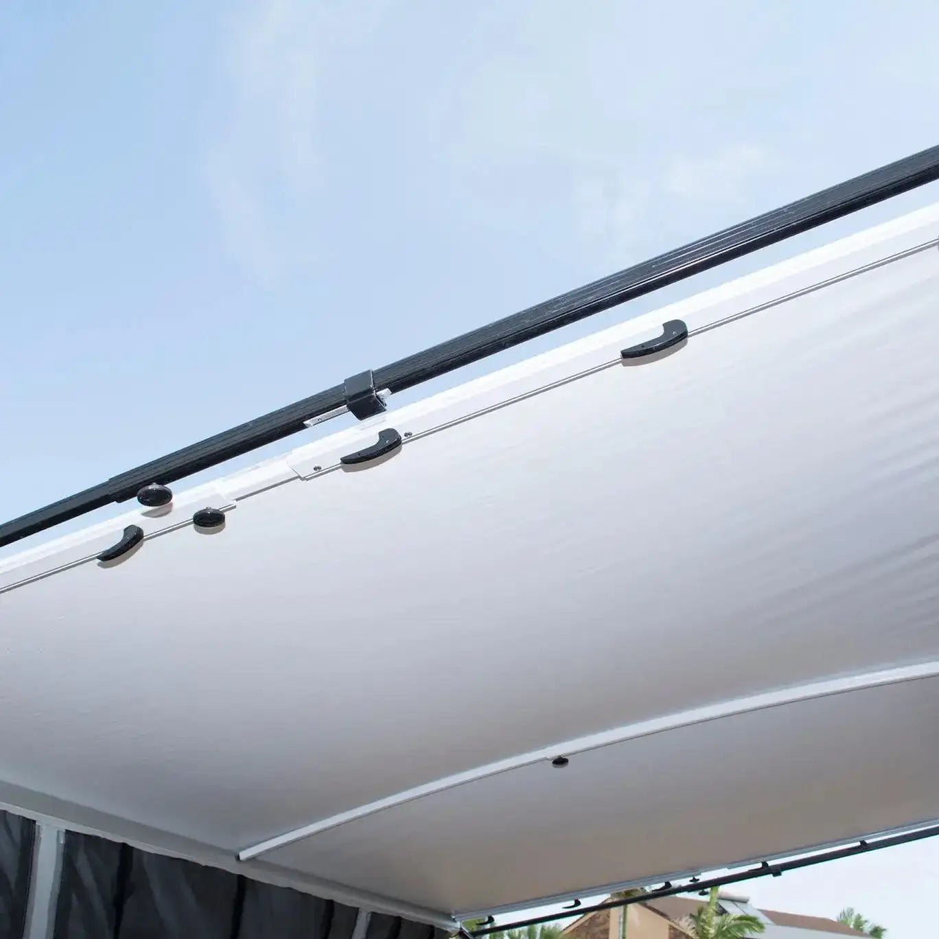 Aussie Traveller Black AFK Kit Medium to Suit 2200-2300mm Awning Projection - Everything Caravans