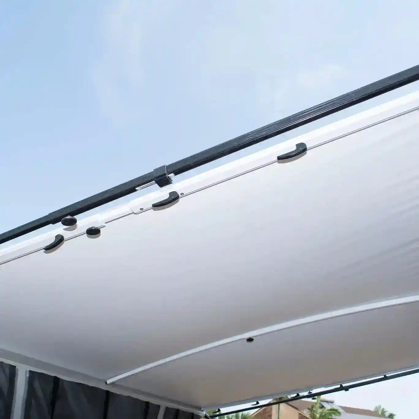 Aussie Traveller Black AFK Kit Medium to Suit 2200-2300mm Awning Projection - Everything Caravans