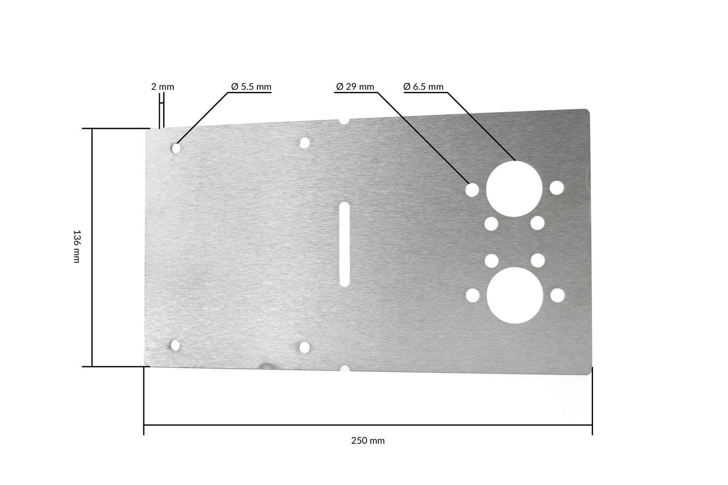 Autoterm Diesel Heater Stainless Steel Mounting Plate - Everything Caravans