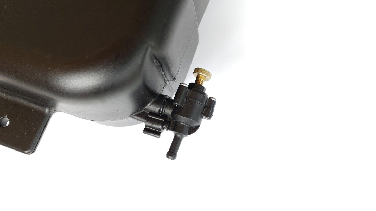 Autoterm Fuel Tank 7L - Black with Shut-Off Valve - Everything Caravans