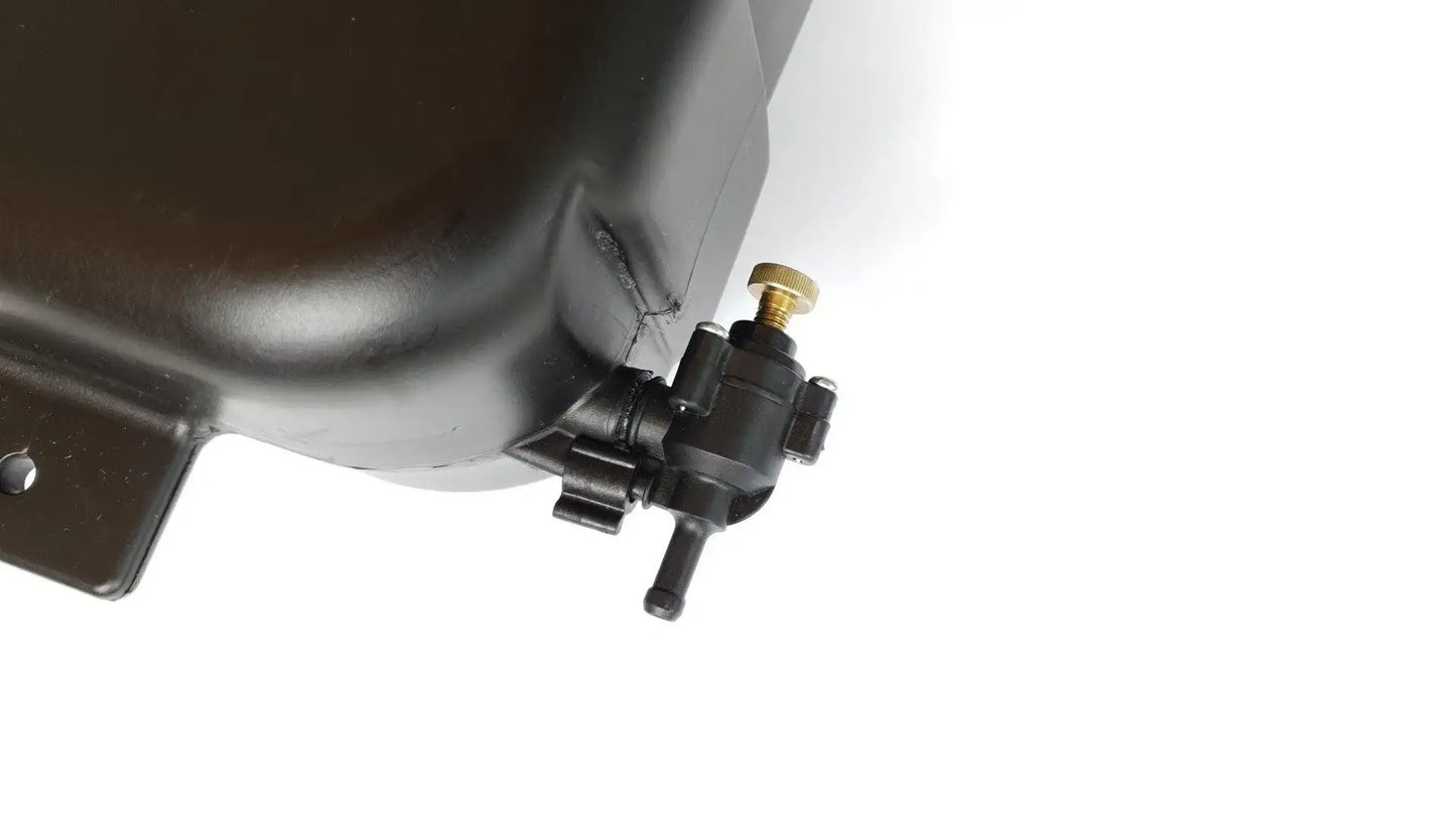 Autoterm Fuel Tank 7L - Black with Shut-Off Valve - Everything Caravans