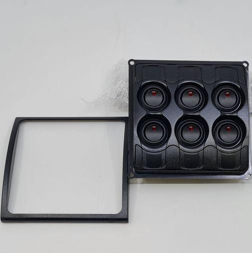 BEP Marinco Contour 1000 interior 6 Switch Panel with Fuses - Everything Caravans