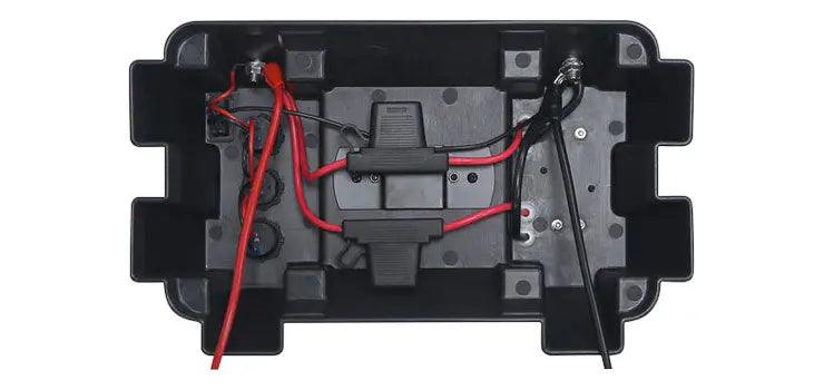 Battery Box for 12v Portable Power System - Ideal for in Car 2nd Battery - Everything Caravans