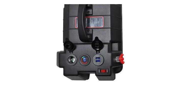 Battery Box for 12v Portable Power System - Ideal for in Car 2nd Battery - Everything Caravans