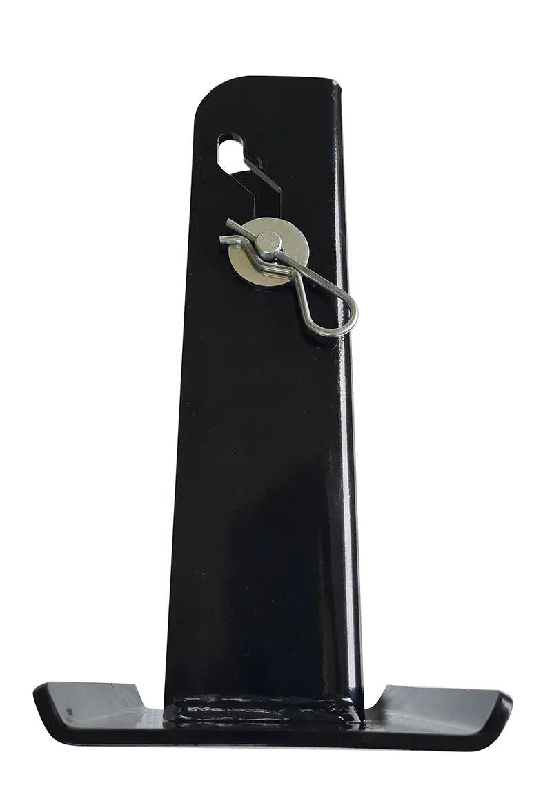 Black Jack Trailer Jack Folding Foot Black 6" - Everything Caravans