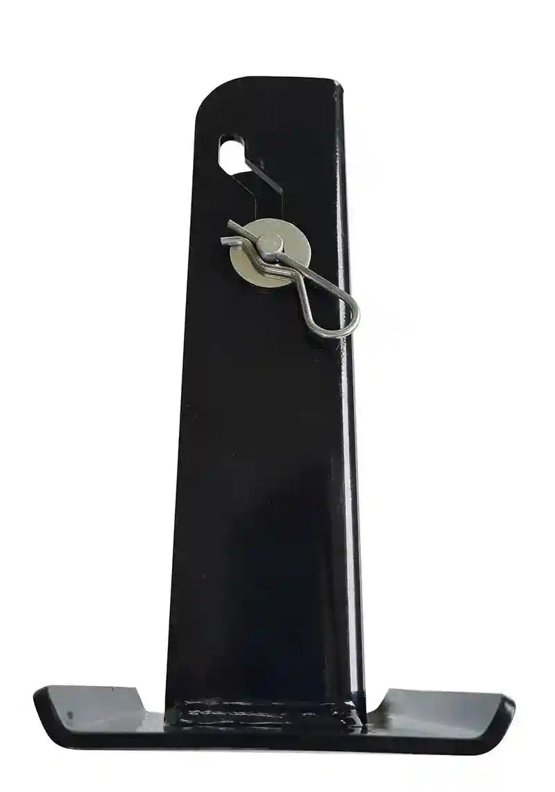 Black Jack Trailer Jack Folding Foot Black 6" - Everything Caravans