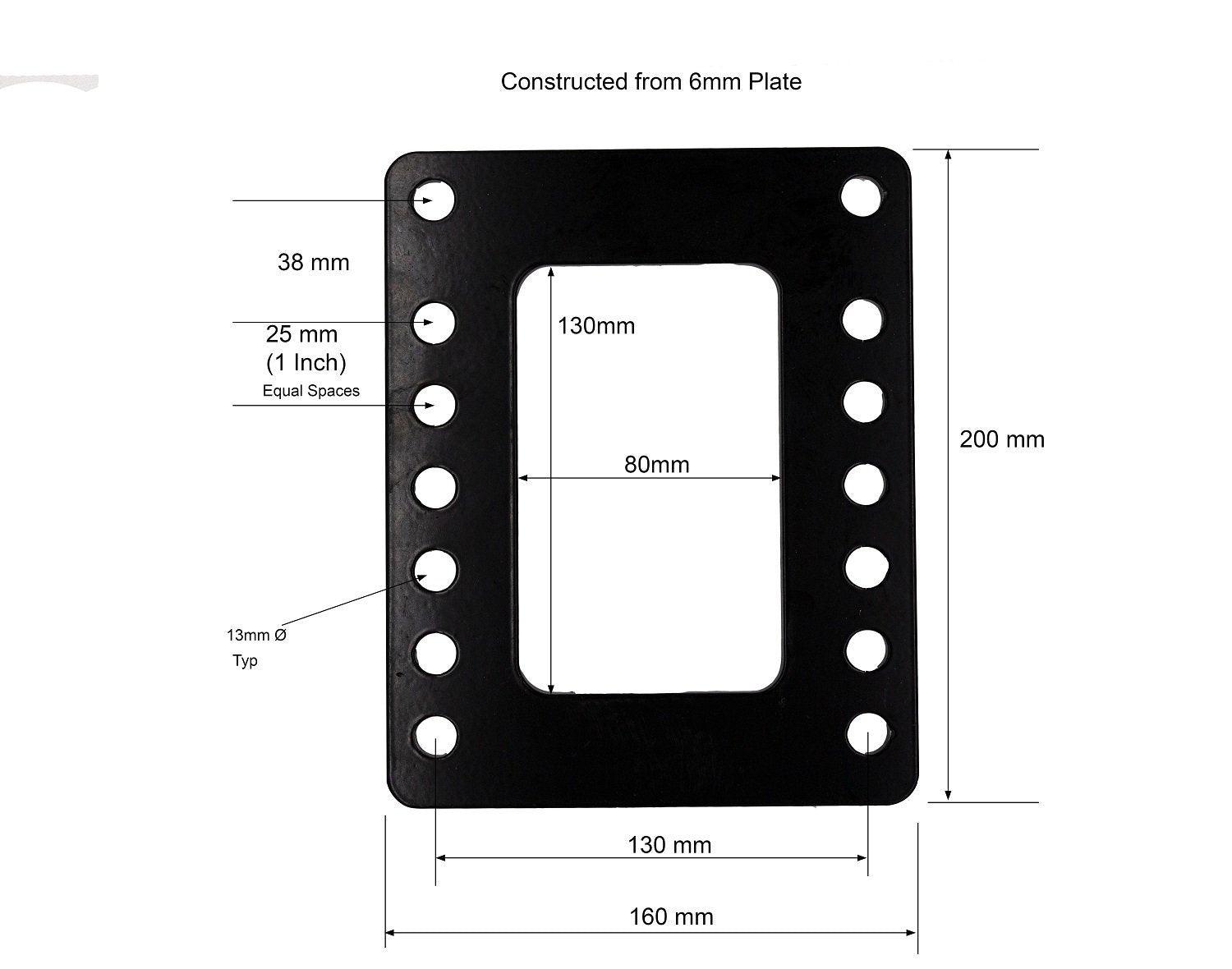 Black Jack Trailer Jack with Clamp Electric Powered Jockey Lift with Folding Foot - Everything Caravans