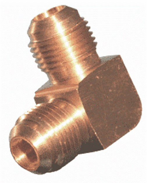 Brass Gas fitting 5-16 Double Elbow Made in Australia - Everything Caravans