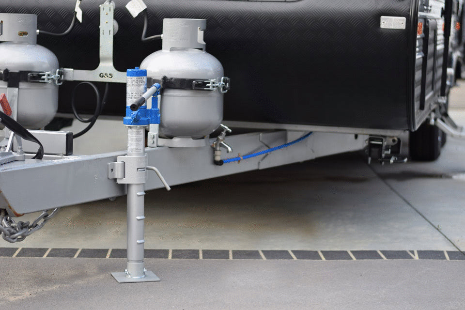 Trail-A-Mate 60mm Jockey Wheel Clamp to Suit Blue Unit - Everything Caravans