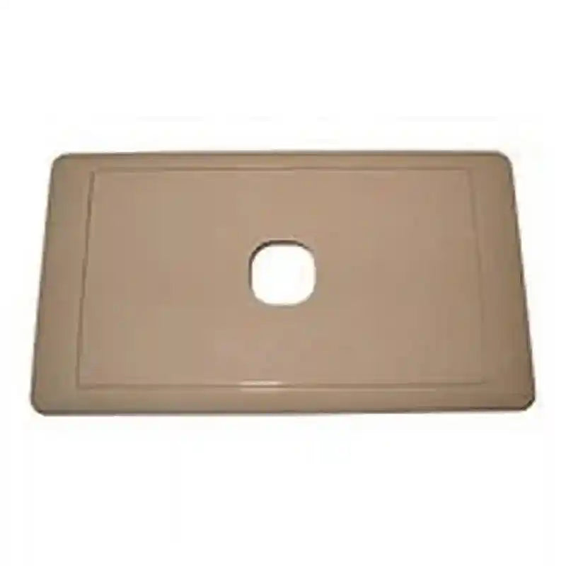 CMS Switch Plate Single Beige for Caravan 240 Electrics - Everything Caravans