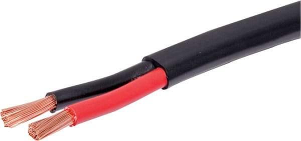 Cable Heavy Duty Twin Black 6mmsq - Per M Suitable for DCDC Wiring - Everything Caravans