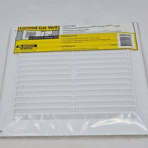 Caravan Gas Louvered Vent Plastic (275mm Wide x 250mm High) - Everything Caravans