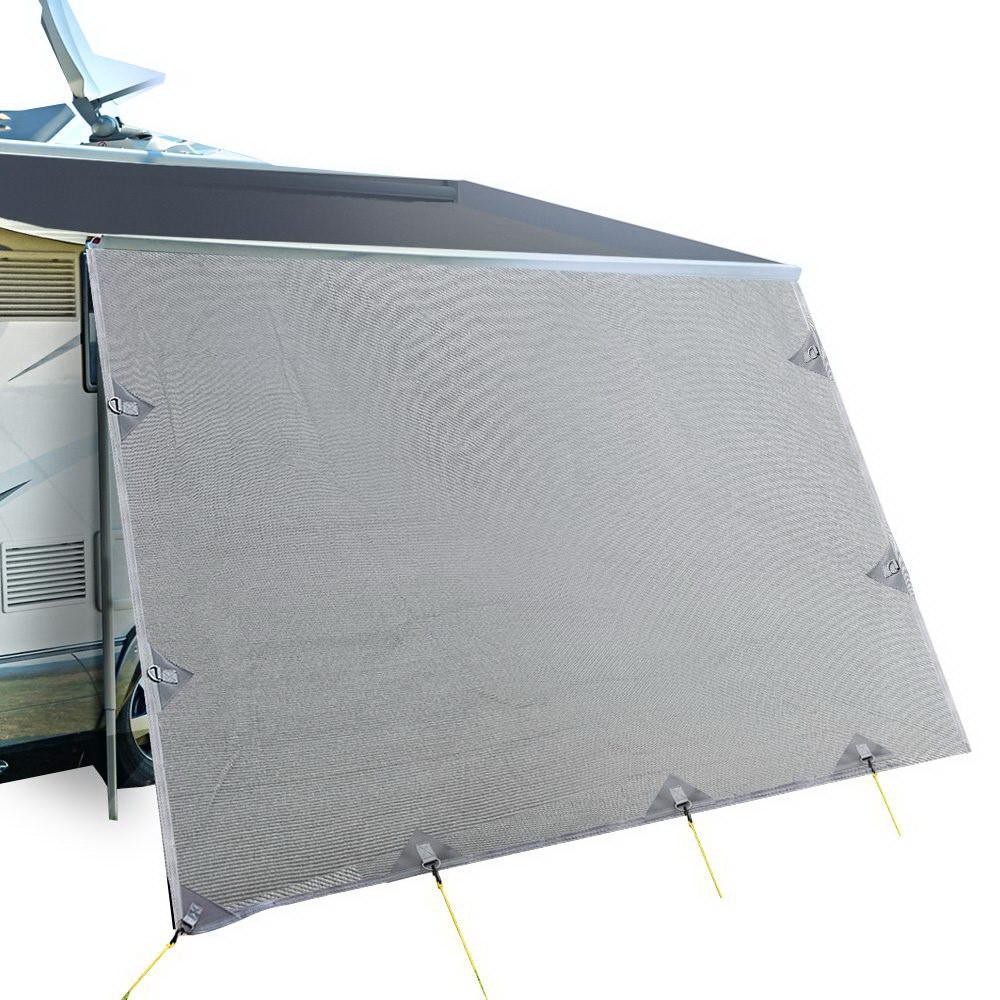 4.3Mx1.95M Caravan Privacy Screens Roll Out Awning End Wall - Everything Caravans