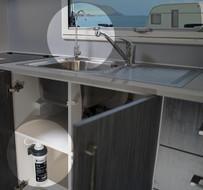 Caravan RV Water Compact inline UndeRSink Filter System with Led Faucet - Everything Caravans