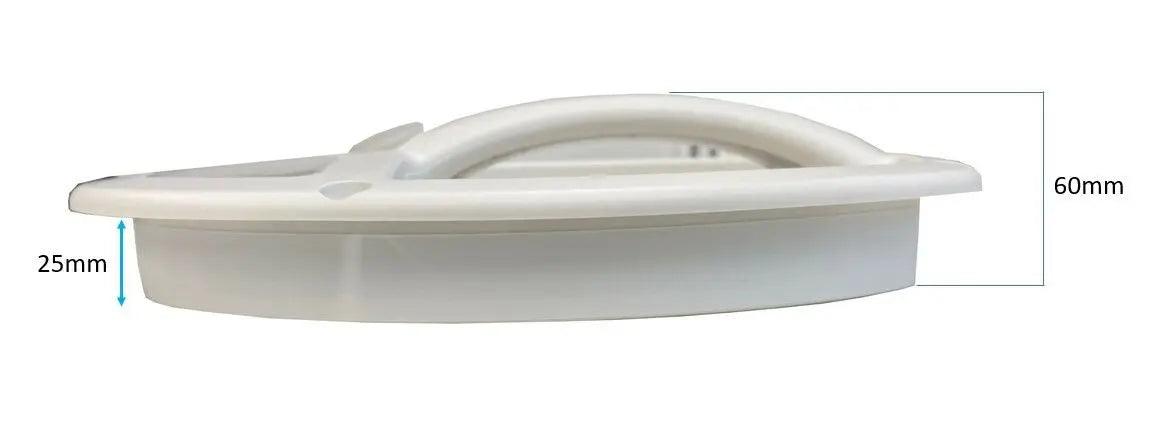 Coast Teardrop Led Assist Handle with 12v Light White - Everything Caravans