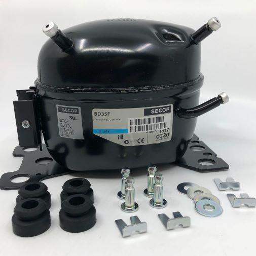 Compressor BD35F Danfoss 12volt Suitable for Most Fridges - Everything Caravans